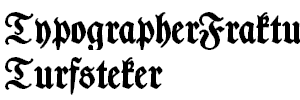 TypographerFraktur Bold